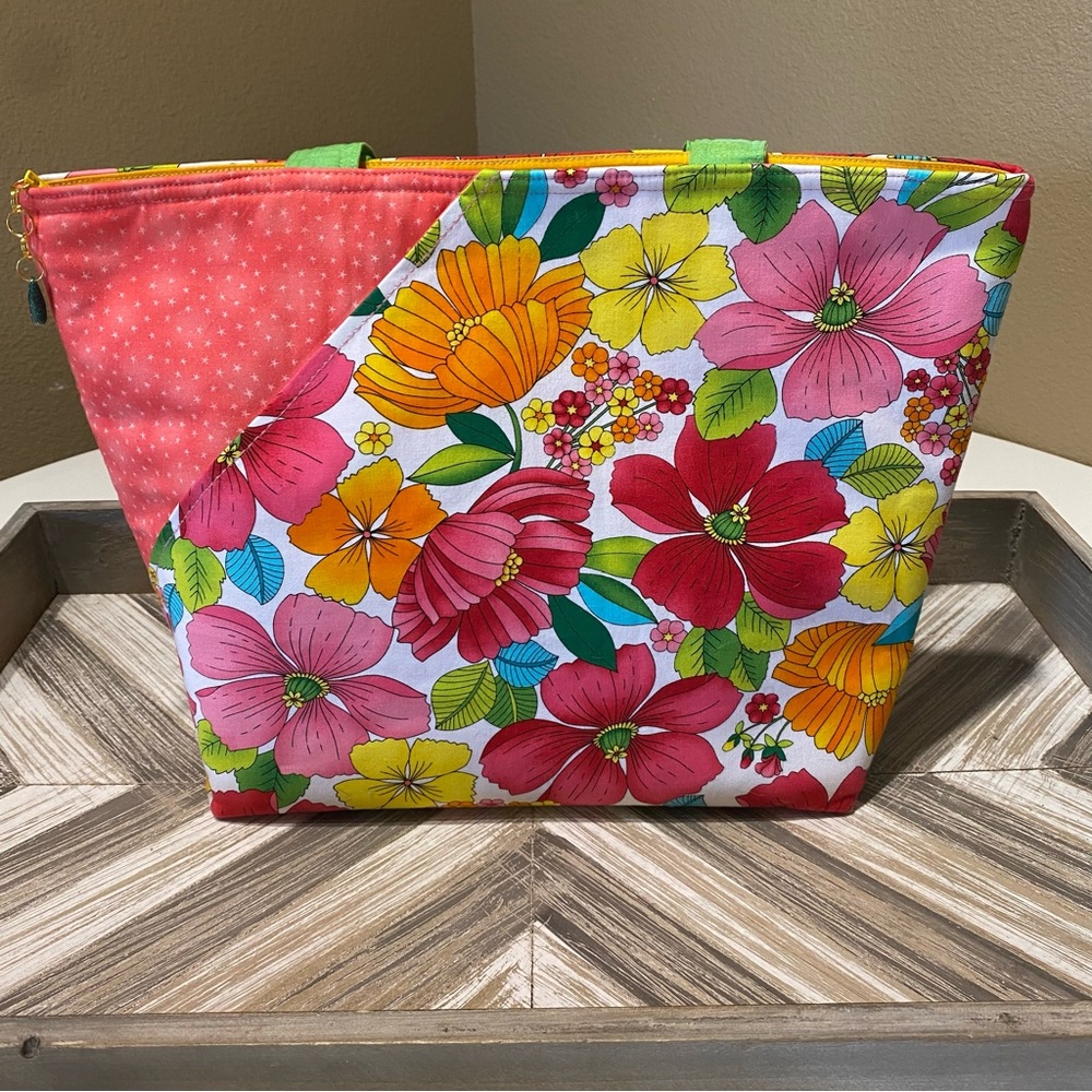 Floral Handmade Tote Bag